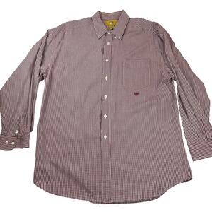 Vintage Duck Head Plaid Button Down Shirt - Size XL